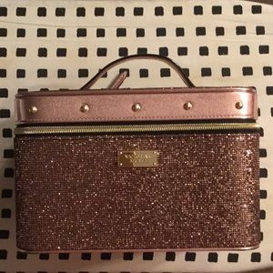 Victoria Secret glitter mesh train case